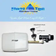 Swimming pool autofill Float valve with easy adjustment