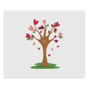 2 x 'Tree of Hearts with Carving' Lens Cleaning Cloths (LC00023733)
