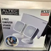 Altec Lansing ACS33 Computer Speakers Subwoofer Power Cube Brand New In Box