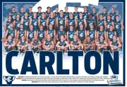 Carlton blues AFL FOOTBALL TEAM POSTER,BARGAIN ,7