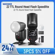 NEEWER Z2 2.4G TTL round Head Flash Speedlite Compatible with Sony//Canon Camera