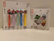 Yoobi marvel Erasers & Superman Mini Markers