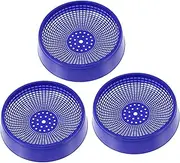 INOOMP 3Pcs Plastic Bird Nest Egg Container Durable Pigeon Breeding Nest for Hummingbirds Doves Quails Lightweight Design for Easy Use for Garden Porch Decor