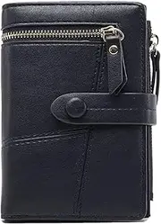 [WTCBQC] Card Holder Leather Women Wallet Large Capacity Classic Durable Card Holder Coin Purses Coin Pocket Card Slots Durable for Girls Ladies Coin Purse