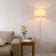 LED Floor Lamp Simple Decorative Floor Standing Bedside Lamp E27 With Fabric AA