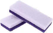 2Pcs Purple Pumice Stone Foot Care Callus Remover Foot Scrubber for Smooth Feet Exfoliator Tool for Dead Skin Removal Lightweight Portable Foot File