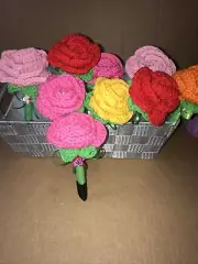 Flower Pen Handmade Crochet