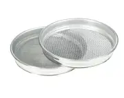 Gold Panning Prospecting Sieve Set 2 Piece 1/4"1/8" Mesh Gem Fossicking Detector