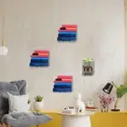 Wall Mounted Bookshelf Decor Shelf Floating Organizer Bookshelves for Bathroom