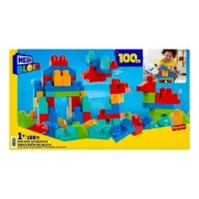Mega Bloks Big Box of Building Blocks 100 pcs - NEW