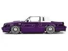 Buick Grand National 1987 Purple/White 1/24 Diecast Model Car Jada CARZ