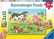 Ravensburger 07590 4 Animals Children Puzzle 24-Piece