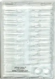 Storage Container for 12 Piece Countersink Drill Bit, Plastic Box