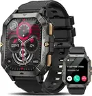 Military Smart Watches for Men (Answer/Make Calls), 2.02'' Fitness Black