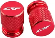 ruixingdianzishangwu Compatible with Crf250l Crf300l Rally Crf125 Crf150 Crf250 CRF 125 150 250R 300L 450R X RX Tire Valve Cap Cover Moto Parts(Red)