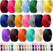 60 Yards 20 Pcs Sewing Zippers Bulk 5 Nylon Coil Assorted with 200Pcs Zipper DIY