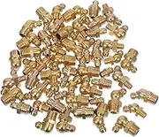 HEALEEP 1 Set Grease Fitting Assortment Kit Includes Straight Angled Nozzles for Vehicles Trucks and Industrial Applications