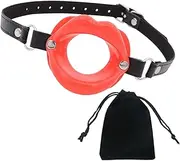 Open Mouth Gag Red Lips Erotic Toys Silicone Mouth Plug Lips Shaped Oral Sex Gag Bondage Restraints Fetish Sex Ball Gag Slave Flirting