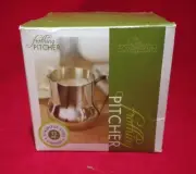 Fox Run Stainless Steel Frothing Pitcher, 384ml Creamer - NEW