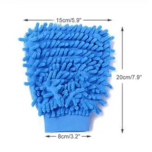 1PC Single-sided Car Wash Mitt Microfiber Soft Chenille Clea