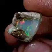 13.20Ct Original AAA+ Ethiopian "Play-Of-Color" Fire Opal Rough Natural Gemstone