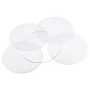 PMMA Blank Acrylic Discs 5 Inch without Hole for Craft Vinyl Projects 15pcs