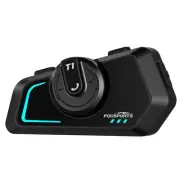T1 Bluetooth 5.4 Motorcycle Intercom Helmet Headset Motorbike FM 2Way Headphones