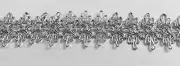 TRIMPLACE 1 inch Silver Metallic Gimp Trim 10 YARDS