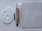 Watercolor Paint Supply Kit for Beginner (Paint Palette, Pencil, Brushes, Paper)