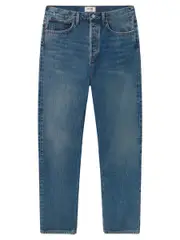 AGOLDE | 90s Mid Rise Straight Jean in Blue Essence | The UNDONE