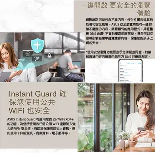 【MR3C】含稅 華碩 ZenWiFi XD4 PLUS 單入組 AX1800 WiFi 6 Mesh 雙頻無線路由器