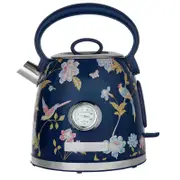 Laura Ashley Elveden 1.7L Kettle Blue & Silver