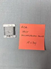 Aida Williamsburg blue 18 Count 19 x 34