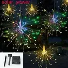 Solar Fireworks 200 LED String Lights Fairy Starburst Xmas Garden Night Lamp.
