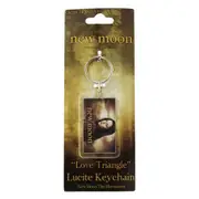 The Twilight Saga: New Moon Lucite Keychain Love Triangle