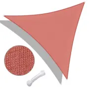 20 Ft 97% UV Block Triangle Sun Shade Sail Canopy Outdoor Patio Pool Backyard