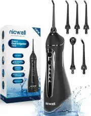 Water Dental Flosser, Teeth Pick, Cordless, Portable, Rechargeable Flossers