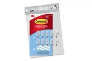 Command Small Clear Wire Value Pack, 10 Hooks and 12 Strips, CL067-10NA