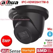 Dahua 8MP Starlight Built-in Mic PoE WizSense IP Camera IVS SMD+ IPC-HDW2841TM-S