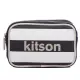 【Kitson】海軍橫條化妝包(BLACK)