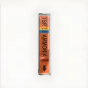 TSR AMMONIA Pipe Label 2.5” x 16” - Fits Pipe OD 2”-7” Orange Background -R717