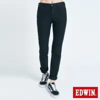 在飛比找momo購物網優惠-【EDWIN】女裝 JERSEYS EJ3超彈中直筒迦績長褲