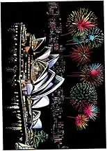 Scratch Drawing for Adults Handmade DIY Art Safety Night Scratch Picture