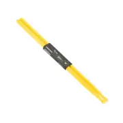 Nylon Drumstick 7A Plastic Anti Slip Handle Drum Stick Yellow, 16"