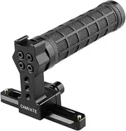 CAMVATE Quick Release Rubber Grip Top Handle with Nato Rail for Blackmagic Pocket Cinema Camera (Black)