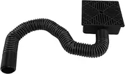 Gutter Downspout Extensions, Catch Basin Low Profile Downspout Extender, Basin Downspout Extender with Flexible Pipe, Rainwater Diverter for Protect House Foundation