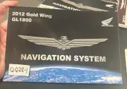 OEM HONDA 2012 GL1800 GOLDWING NAVIGATION SYSTEM OPERATOR MANUAL