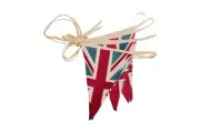 ASVP Shop® Vintage British Union Jack Textile Flag Cloth Fabric Bunting Ret