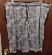 AND1 Men's Gray Silver Athletic Basketball Shorts Size 3XL New with tags