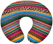 TSVAGA Leopard Print Nursing Pillow Cover for Breastfeeding, Rainbow Stripes Pattern Soft Breastfeeding Pillow Slipcover, Machine Washable
